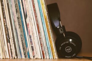 listening to music